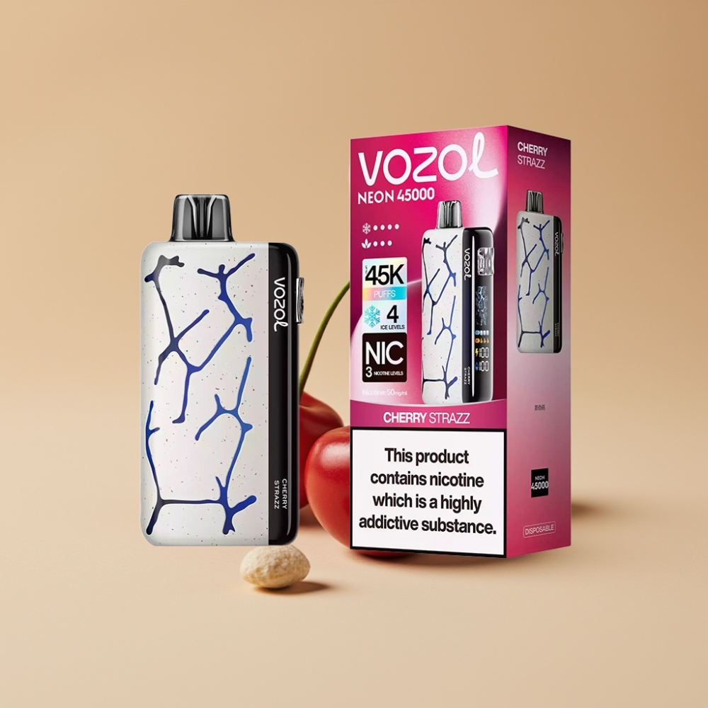 Vozol Neon 45K 45000 Puffs 20ml Cereza Strazz