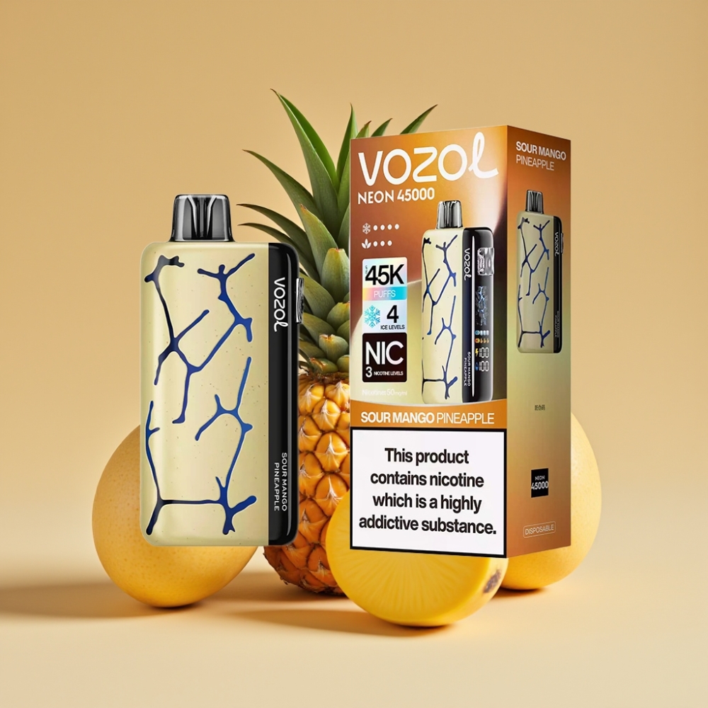 Vozol Neon 45K 45000 Puffs 20ml Mango Piña Ácida Desechable