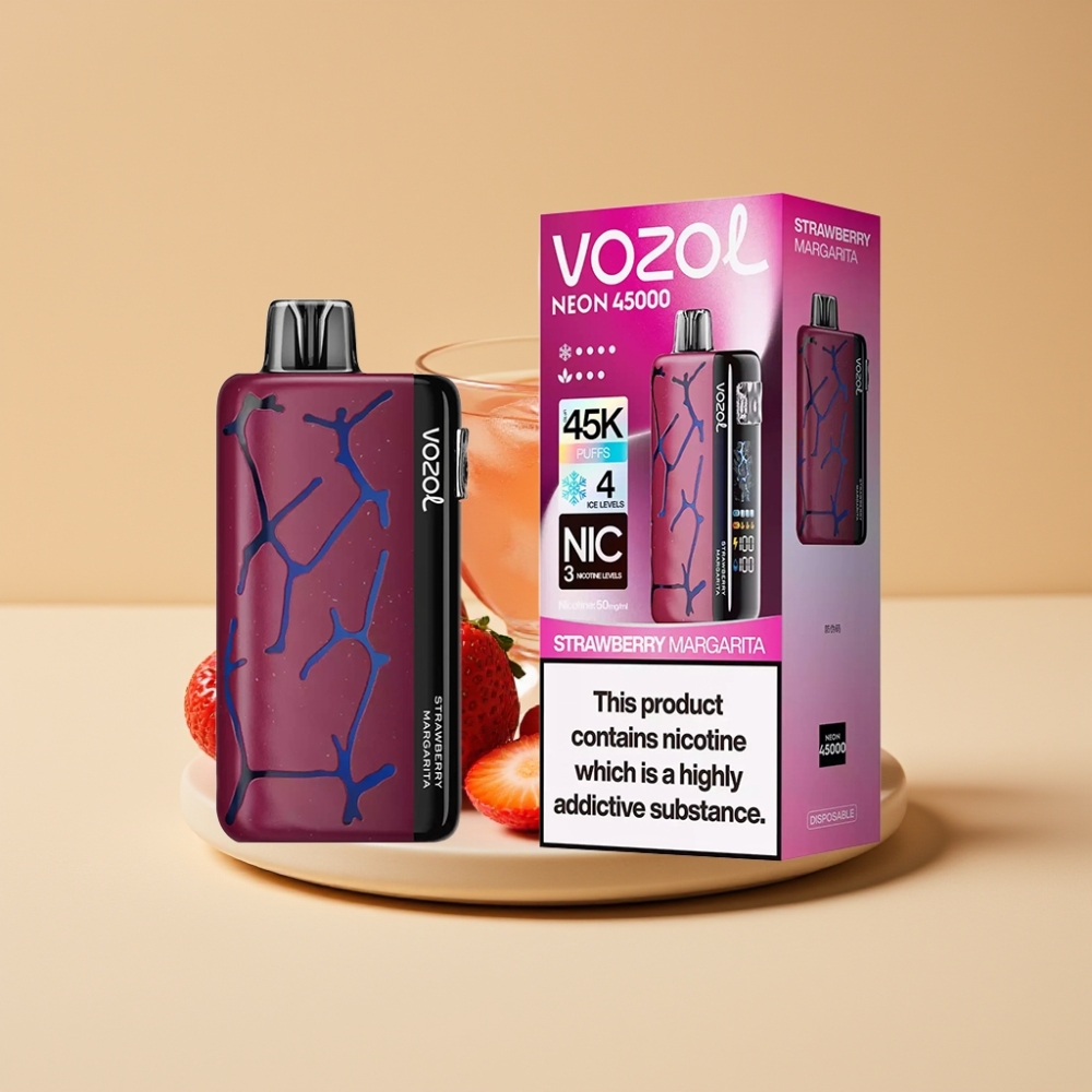 Vozol Neon 45k 45000 Puffs 20ml Disposable Vape Fresa Margarita